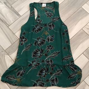 CAbi sleeveless blouse with peplum detail